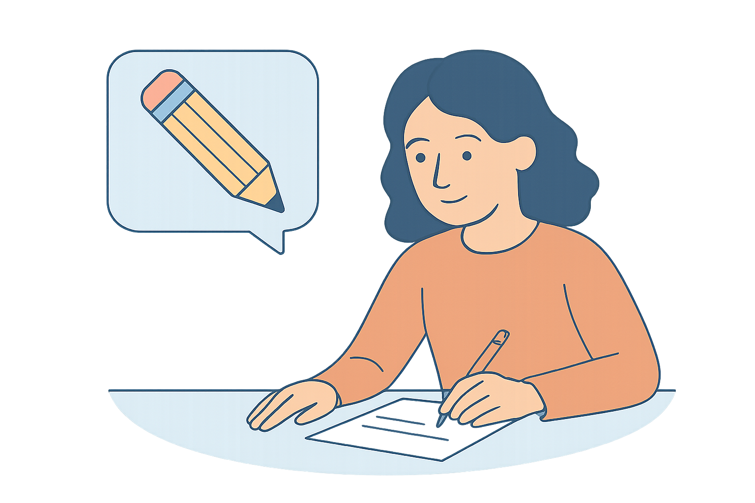 Technical writing illustration