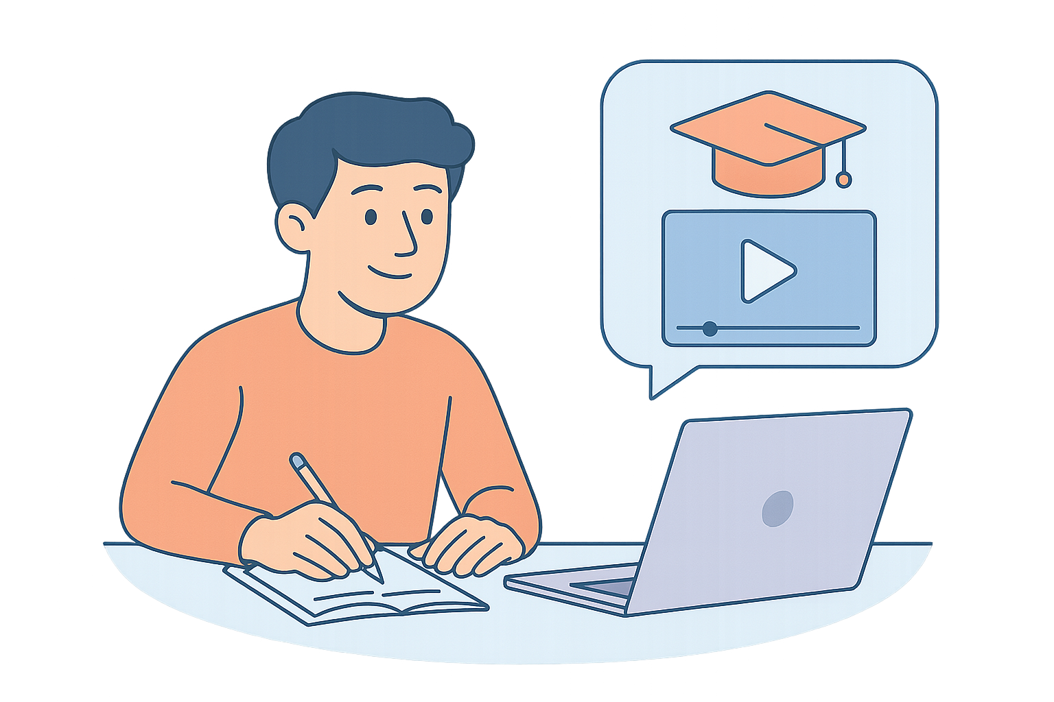 Instructional design illustration